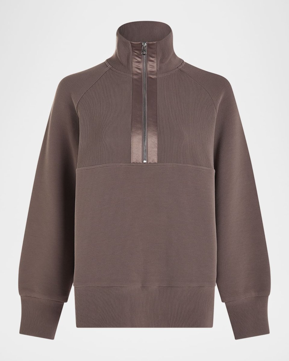 Lismore Ribbed Quarter-Zip Pullover